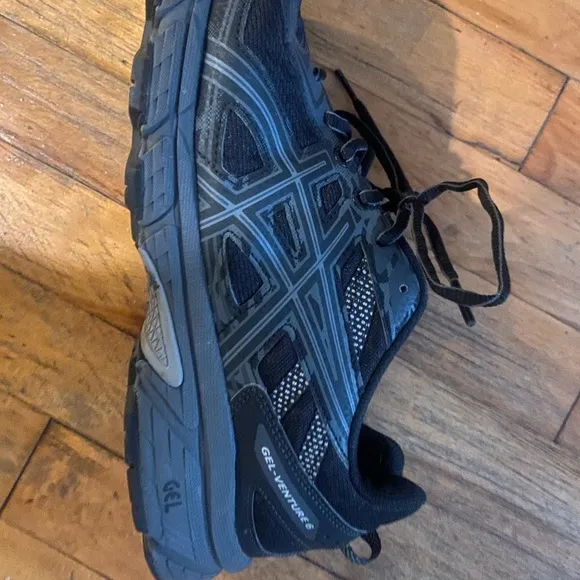 ASICS GEL VENTURE BLK RUNNING Sneakers GR8UC COMFY