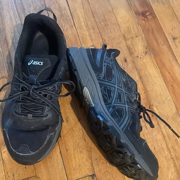 ASICS GEL VENTURE BLK RUNNING Sneakers GR8UC COMFY