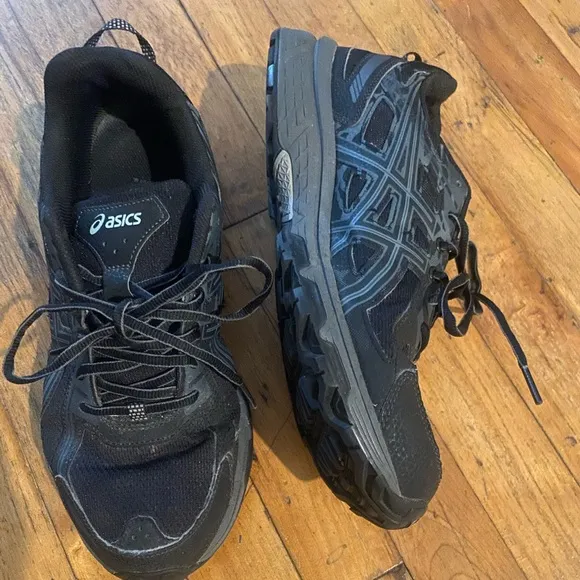 ASICS GEL VENTURE BLK RUNNING Sneakers GR8UC COMFY