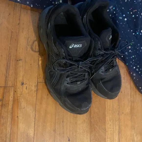 ASICS GEL VENTURE BLK RUNNING Sneakers GR8UC COMFY