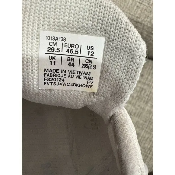 ASICS Nimbus Mirai Triple White Size 12