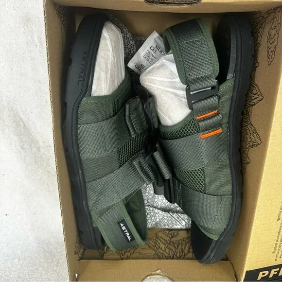 Astral PFD Sandals Cedar Green Men's US Size 10 Euro 44 new in box
