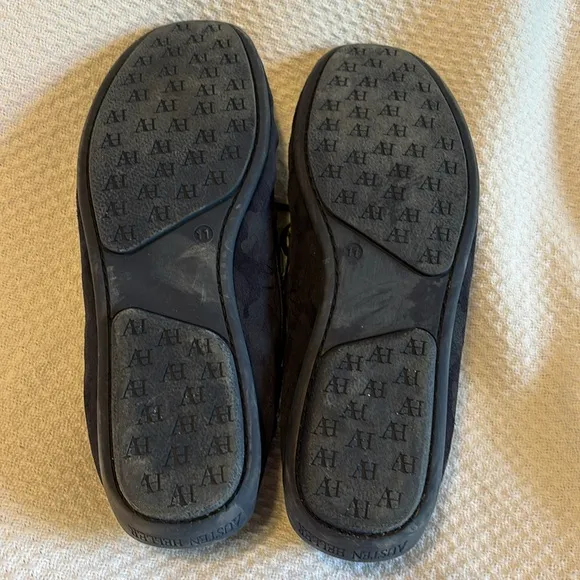 Austen Heller Kingston Blue Camo Suede Leather Loafers size 11