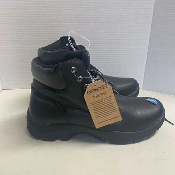 AVALANCHE Men’s Low Hiker Boots Lace Up Black Size 9 New No Box