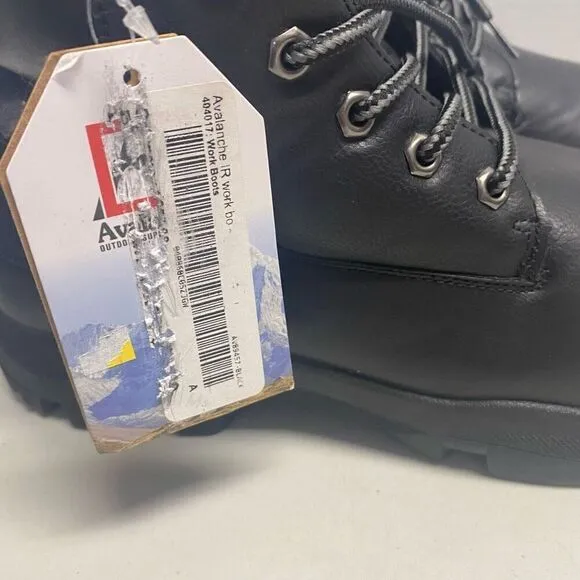 AVALANCHE Men’s Low Hiker Boots Lace Up Black Size 9 New No Box