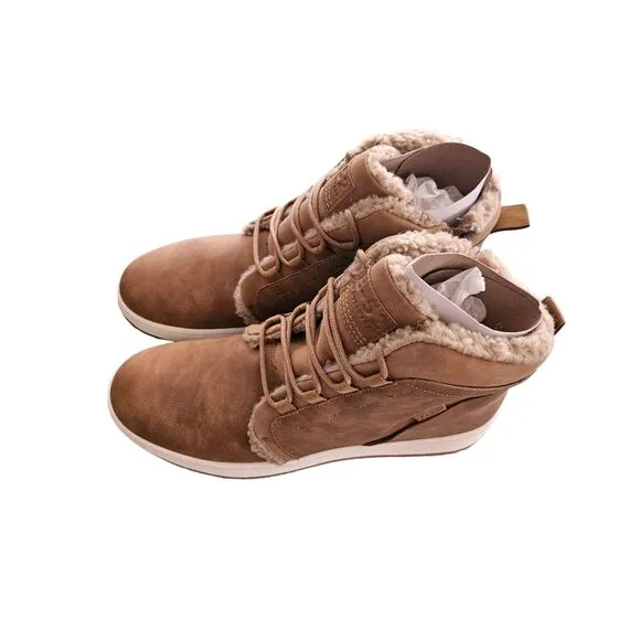 B-52 by Bullboxer Chukka Boots Men's Brown Topper Lined Casual Boots‎ Size 9 New