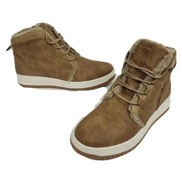 B-52 by Bullboxer Chukka Boots Men's Brown Topper Lined Casual Boots‎ Size 9 New