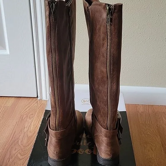 B52 Bullboxer Brown Tan Boots 8.5M NWT