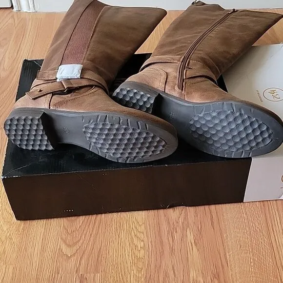 B52 Bullboxer Brown Tan Boots 8.5M NWT