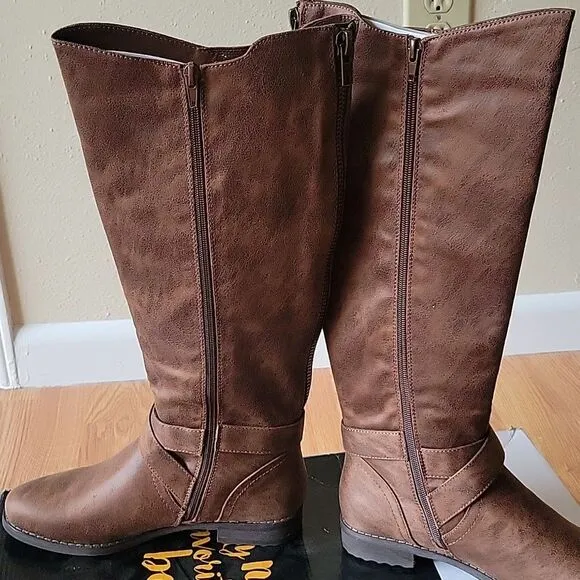 B52 Bullboxer Brown Tan Boots 8.5M NWT