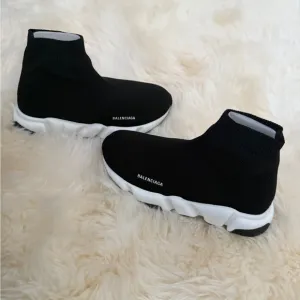 Balenciaga Black Sock Sneakers kid size29-30