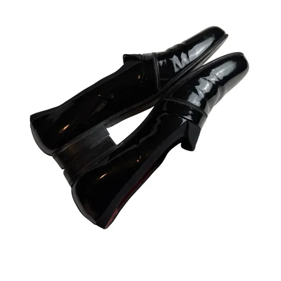 Bally Banner Shoes Black SZ 9 M Mens Patent Leather Formal Tuxedo Dressy Preppy