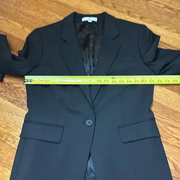 Banana Republic SIENA SLIM ITALIAN WOOL BLAZER Black Size 2