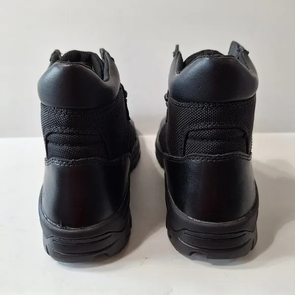 Bates Whimsigoth Black Leather Grunge Gorpcore 5&quot; Tactical Lug Sole Sport Boot 9