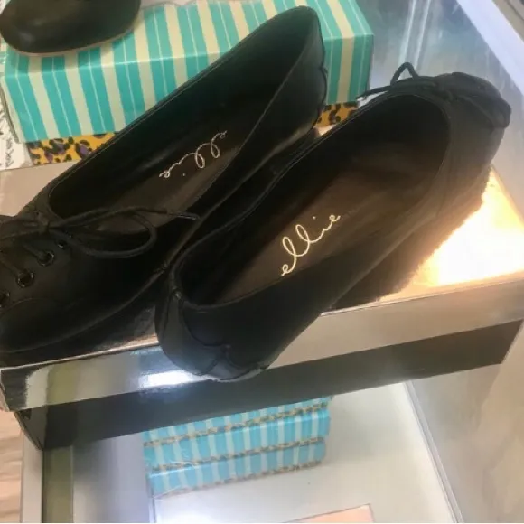 🦇Batty Bat Wing Flats Black🦇-Brand New In Box