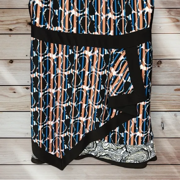 BCBGMaxAzria Tallulah Abstract Paisley Printed Mini Dress 6