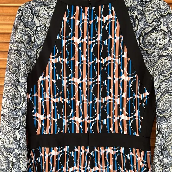 BCBGMaxAzria Tallulah Abstract Paisley Printed Mini Dress 6
