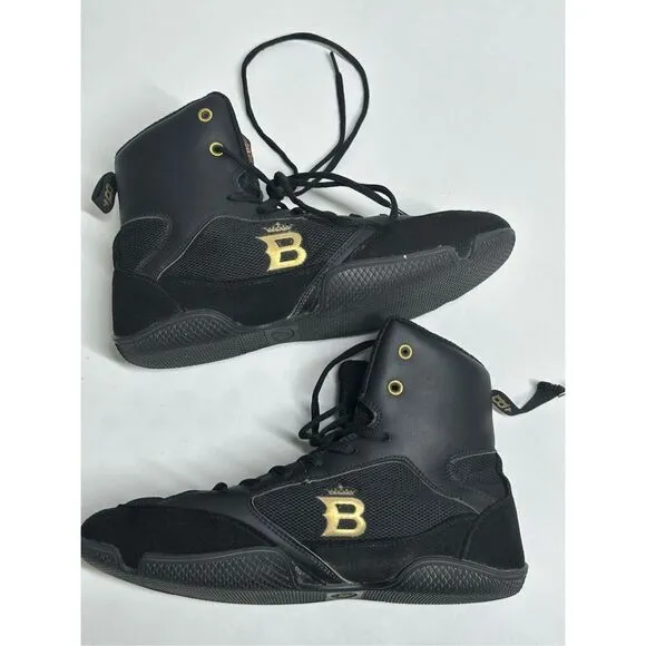 Benavidez Sports Boxing Boots Black Men’s Size 7