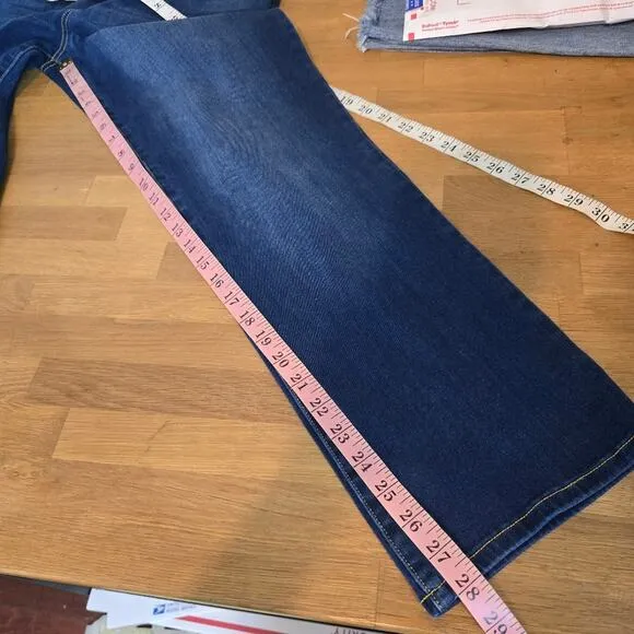 Betabrand Straight-Leg 4-Pocket Betabrand Yoga Denim In Dark Indigo LP