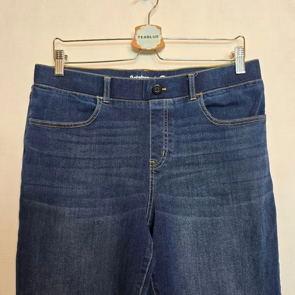 Betabrand Straight-Leg 4-Pocket Betabrand Yoga Denim In Dark Indigo LP