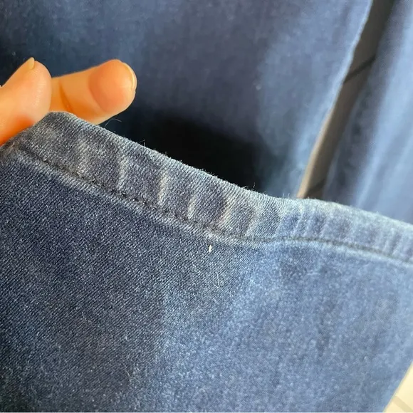 Betabrand | Straight Leg 4 Pocket Yoga Denim Indigo Blue Size XL