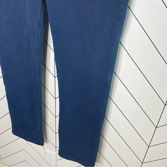 Betabrand | Straight Leg 4 Pocket Yoga Denim Indigo Blue Size XL