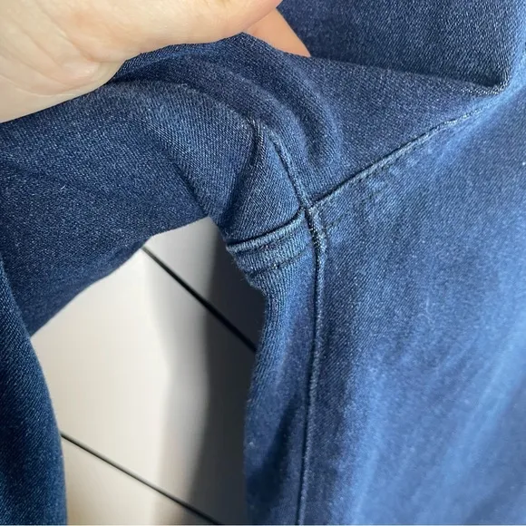 Betabrand | Straight Leg 4 Pocket Yoga Denim Indigo Blue Size XL