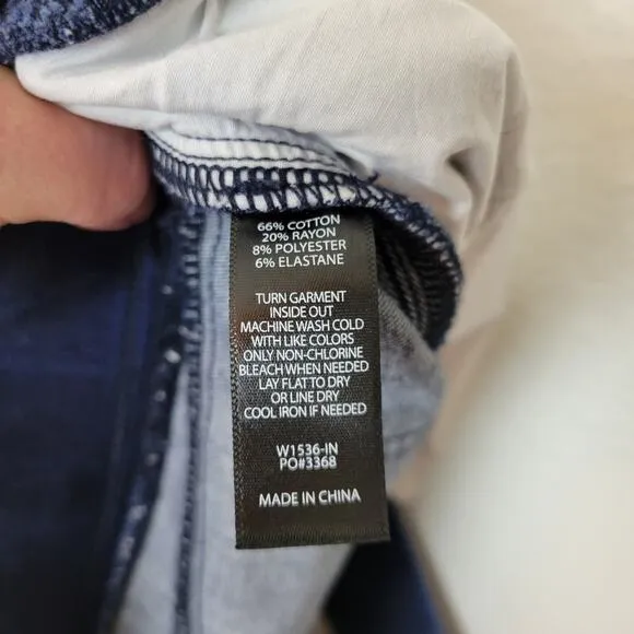 BETABRAND Straight Leg 4 Pocket Yoga Denim Pull On Jeans Large