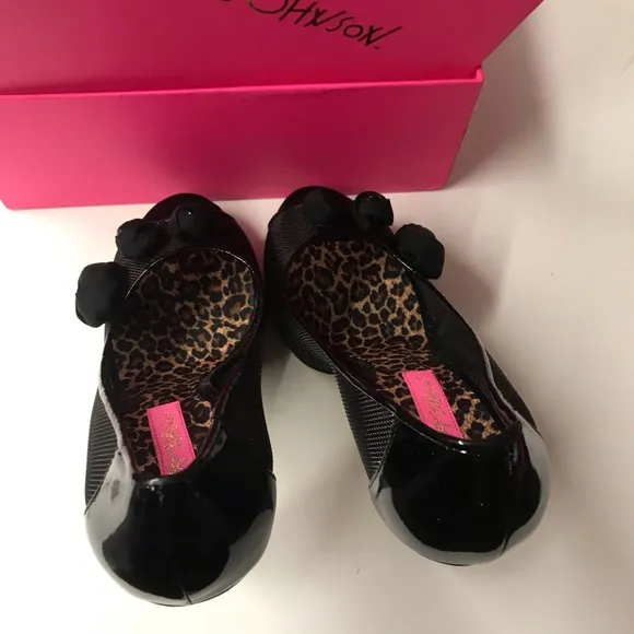 Betsey Johnson fishnet rose crystal heels pumps sexy goth punk prom vintage 10