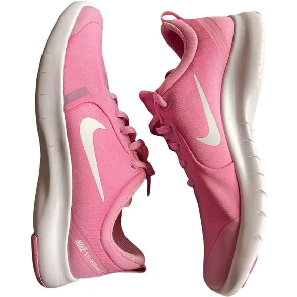 Big Girl’s Sneakers Size 7Y Nike Flex Experience RN 8 Grade School Pink