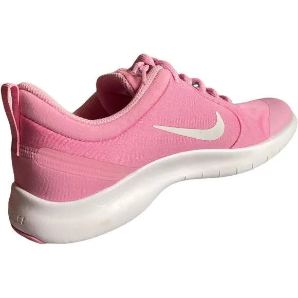 Big Girl’s Sneakers Size 7Y Nike Flex Experience RN 8 Grade School Pink