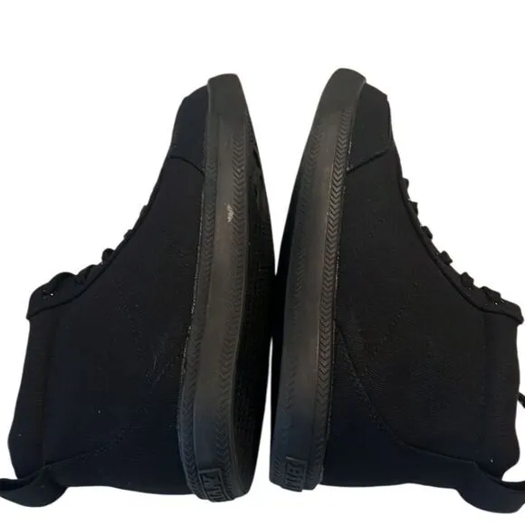 Billy Black To the Floor Fabric Upper Lace and Zip Closure Sneakers Sz 7 Kids 8
