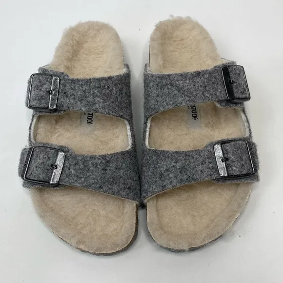 Birkenstock Arizona Happy Lamb Kids slides size 12