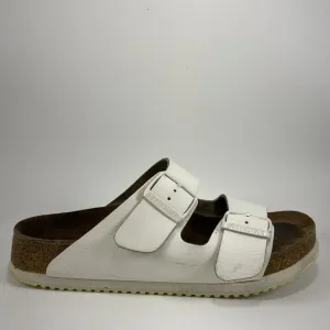 Birkenstock Arizona Super Grip Sandals Womens Size 36 US 6-6.5 White Soft FB
