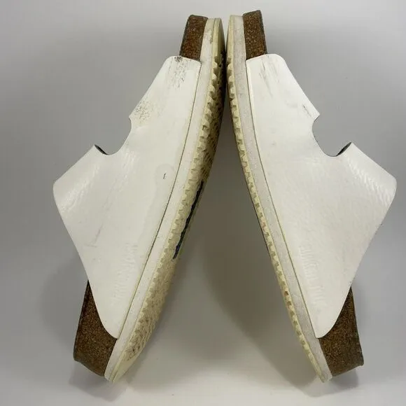 Birkenstock Arizona Super Grip Sandals Womens Size 36 US 6-6.5 White Soft FB