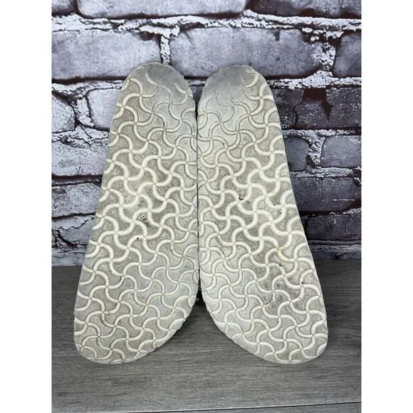 Birkenstock Arizona White Leather Strap Cork Slides Sandals Men’s Sz 44EU/11M US