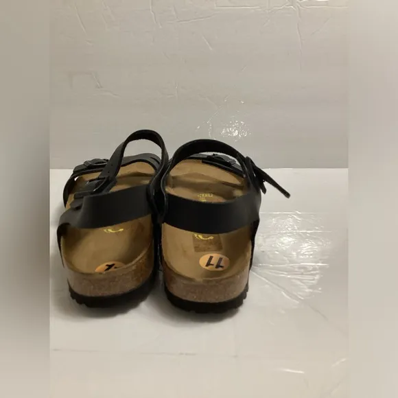 Birkenstock black Rio  birko flor unisex sandals