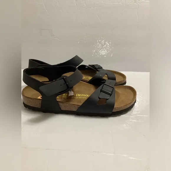 Birkenstock black Rio  birko flor unisex sandals