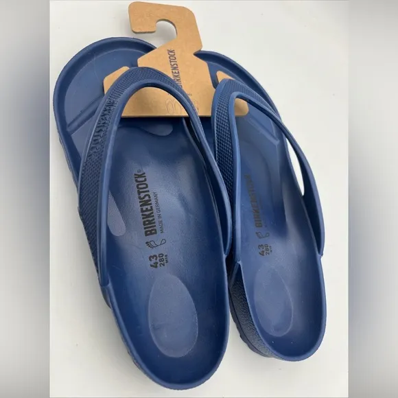 Birkenstock Honolulu EVA Sandals EU 43 Men’s US 10 Regular Fit Navy Blue NEW
