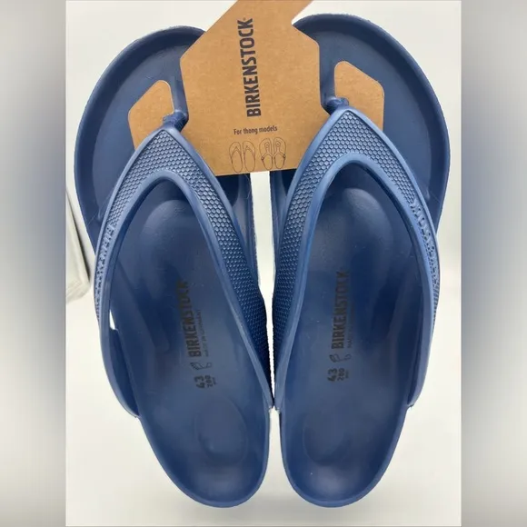 Birkenstock Honolulu EVA Sandals EU 43 Men’s US 10 Regular Fit Navy Blue NEW