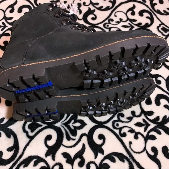 Birkenstock Jackson Boot Black Nubuck Leather Lace Up Boot Size 5 US 36 EU nwt