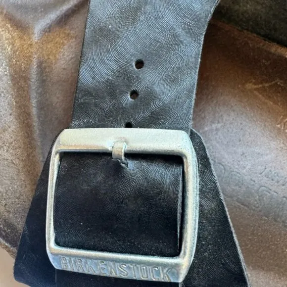 BIRKENSTOCK Madrid 1 Strap Buckle EVA Birko Sandals Slide Mules Vegan Leather 10