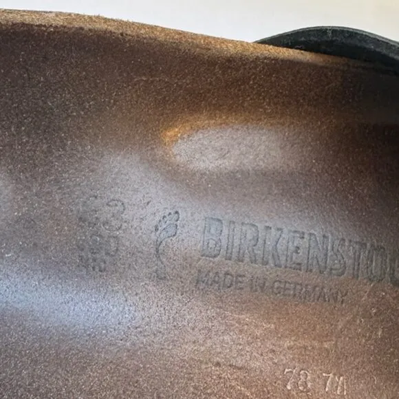 BIRKENSTOCK Madrid 1 Strap Buckle EVA Birko Sandals Slide Mules Vegan Leather 10