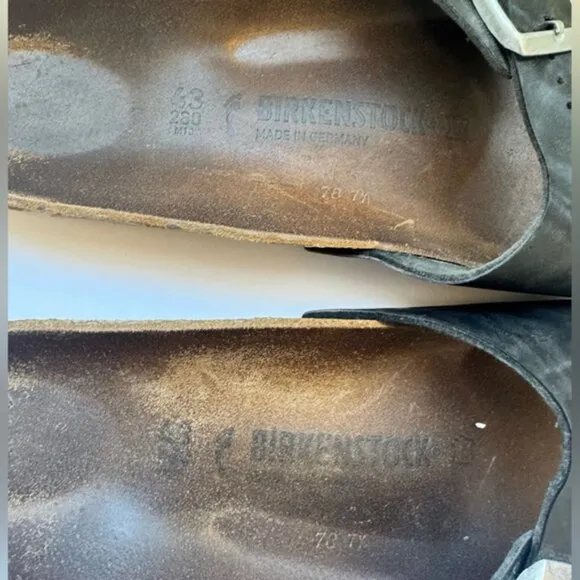 BIRKENSTOCK Madrid 1 Strap Buckle EVA Birko Sandals Slide Mules Vegan Leather 10
