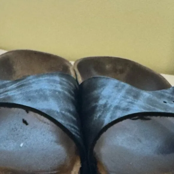 BIRKENSTOCK Madrid 1 Strap Buckle EVA Birko Sandals Slide Mules Vegan Leather 10
