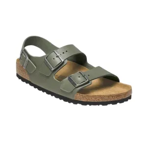 Birkenstock Milano Slingback Leather Cork Sandals Sage Hiking Walking Men 46 EU