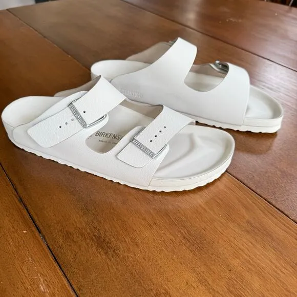Birkenstock Monterey Natural Leather Sandal Exquisite White Mens 13 Narrow EU46