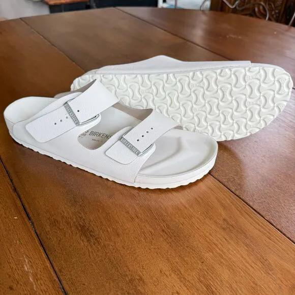 Birkenstock Monterey Natural Leather Sandal Exquisite White Mens 13 Narrow EU46