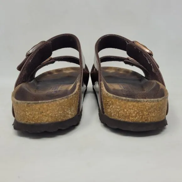 Birkenstock Sandals Womens EU37 US6 Arizona Galaxy Bronze Glitter Sparkle Slides