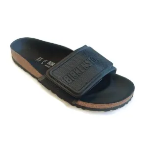 Birkenstock Tema Birko-Flor Womens Size 8 Mens 6 Sandals Slides Black EU 39